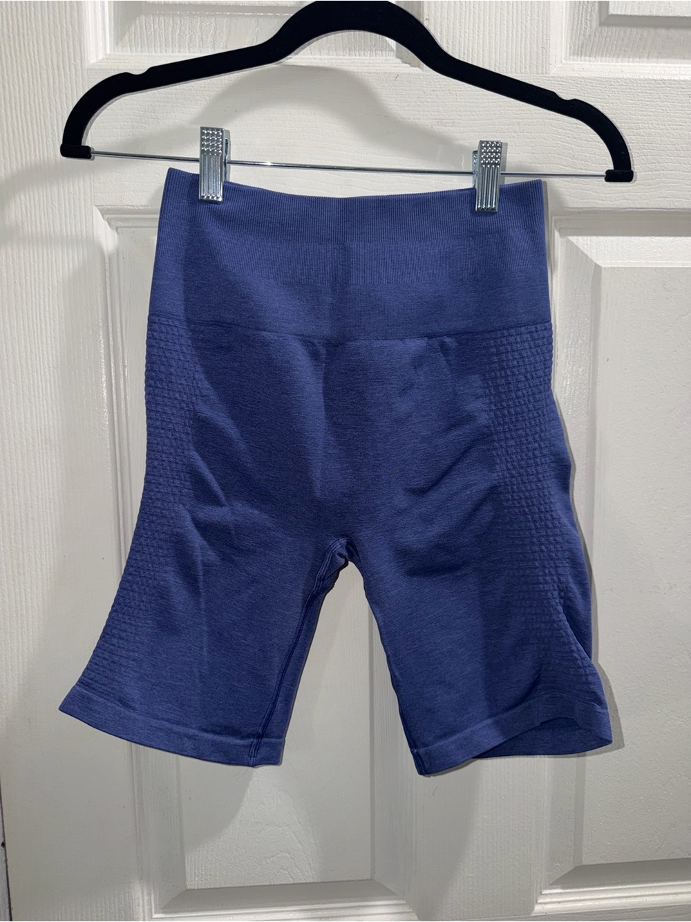 Alphalete Navy High-Waist Athletic Bike Shorts